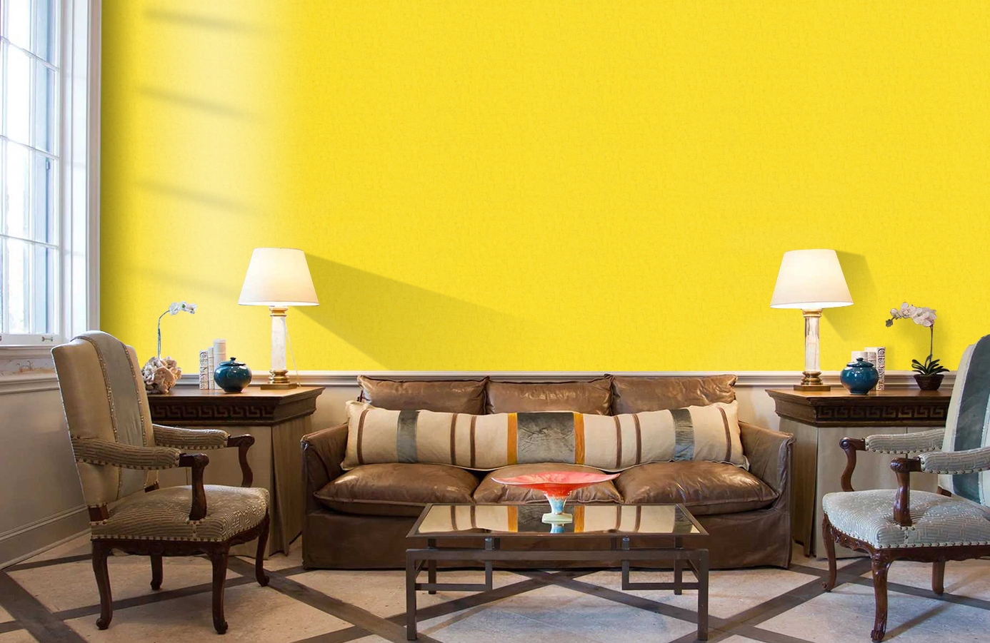 Обои 220077 фото в интерьере кабинета