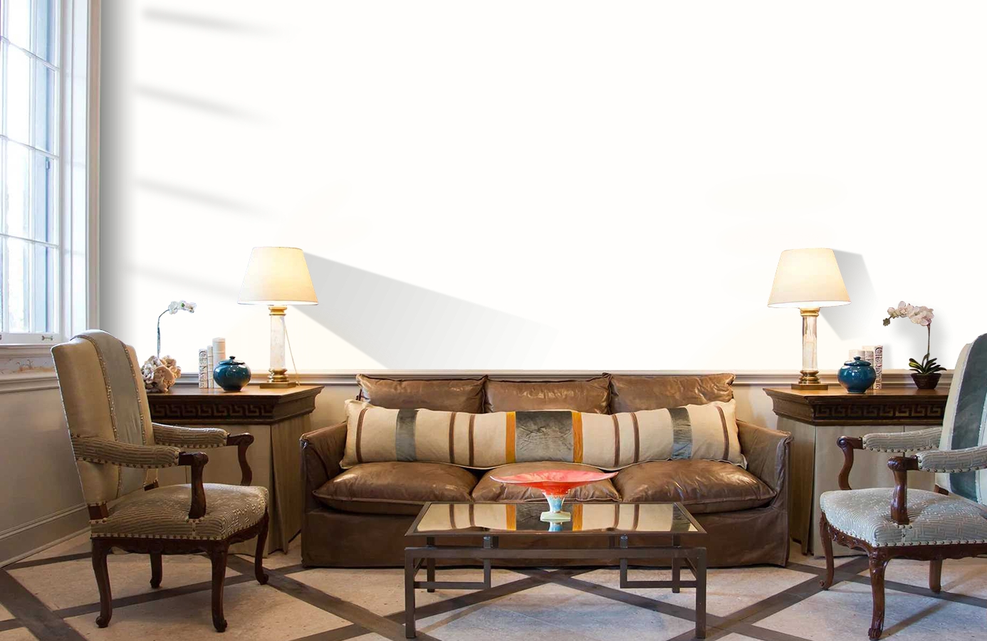 Обои 33548 фото в интерьере кабинета