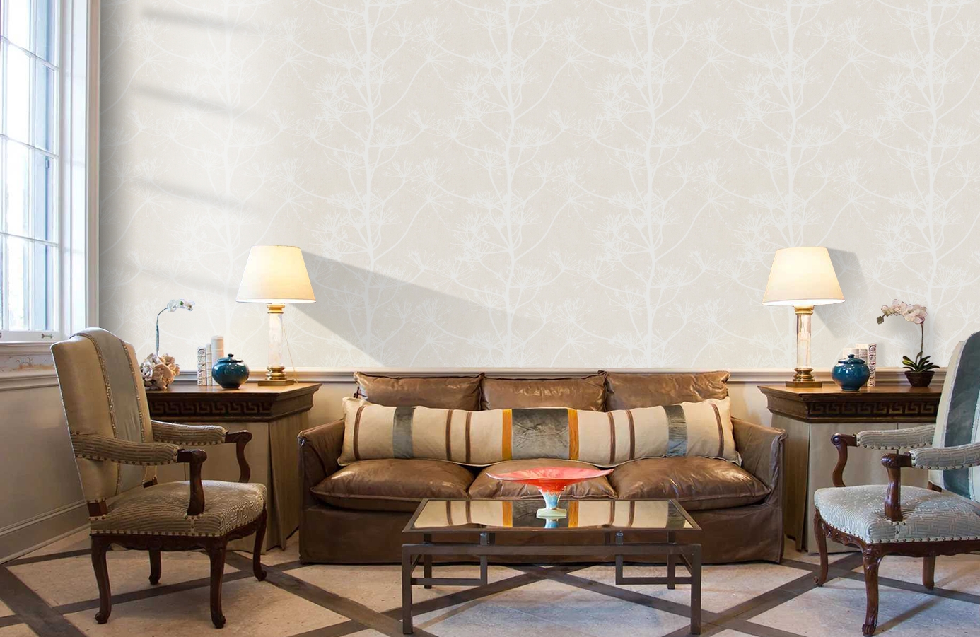 Обои 37701 фото в интерьере кабинета