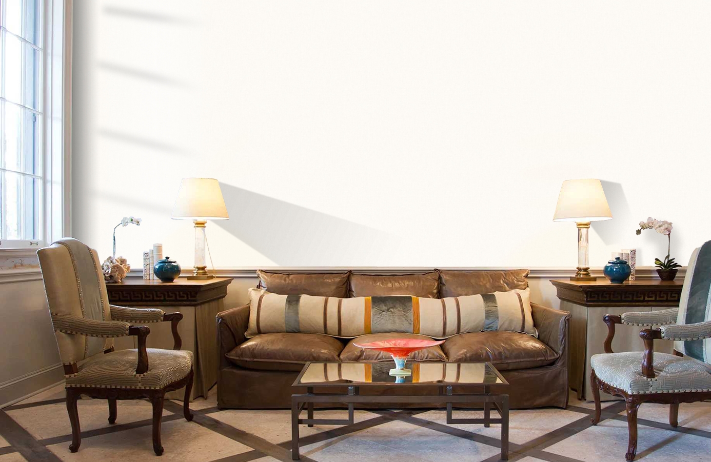 Обои 38648 фото в интерьере кабинета