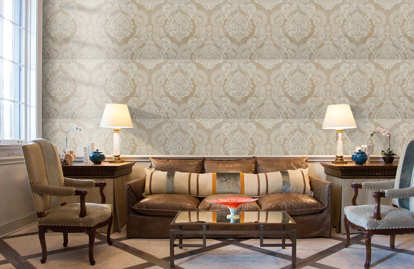 Обои 48821 фото в интерьере кабинета