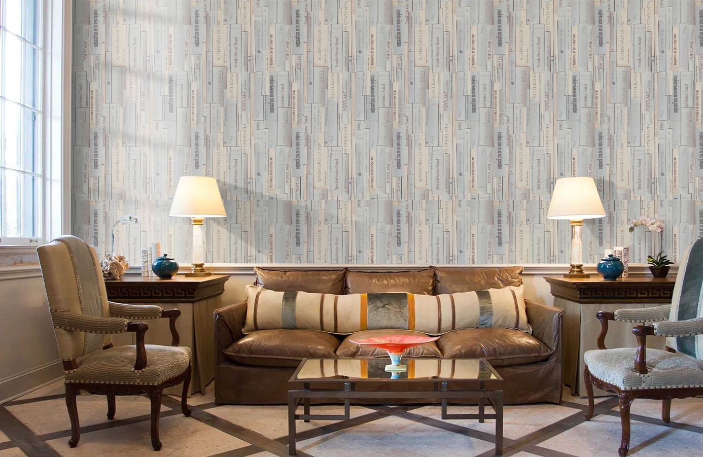 Обои 49730 фото в интерьере кабинета