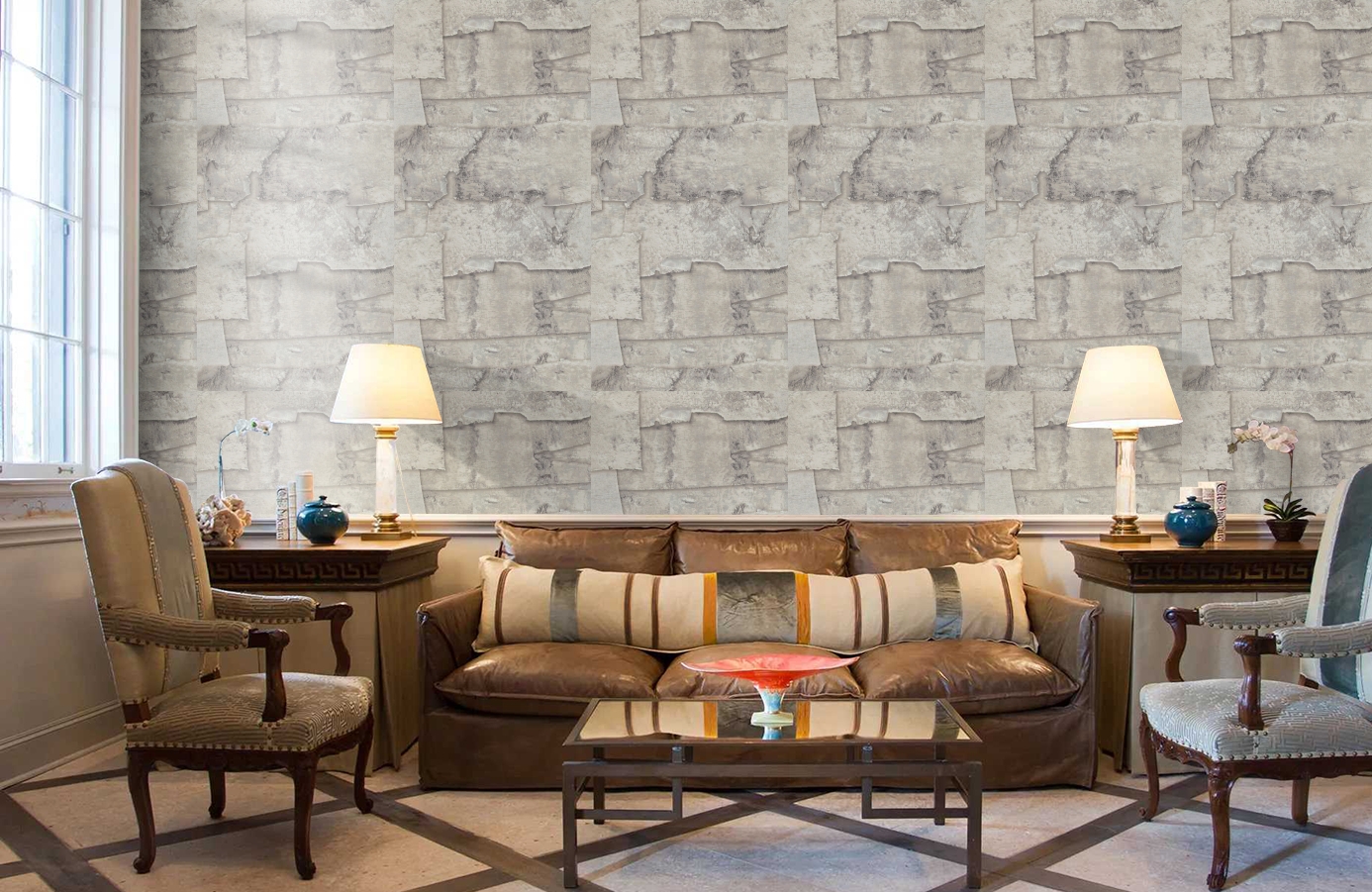 Обои 49761 фото в интерьере кабинета