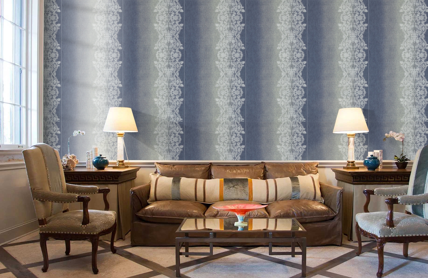 Обои 49800 фото в интерьере кабинета