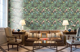 Обои 7219 фото в интерьере кабинета превью