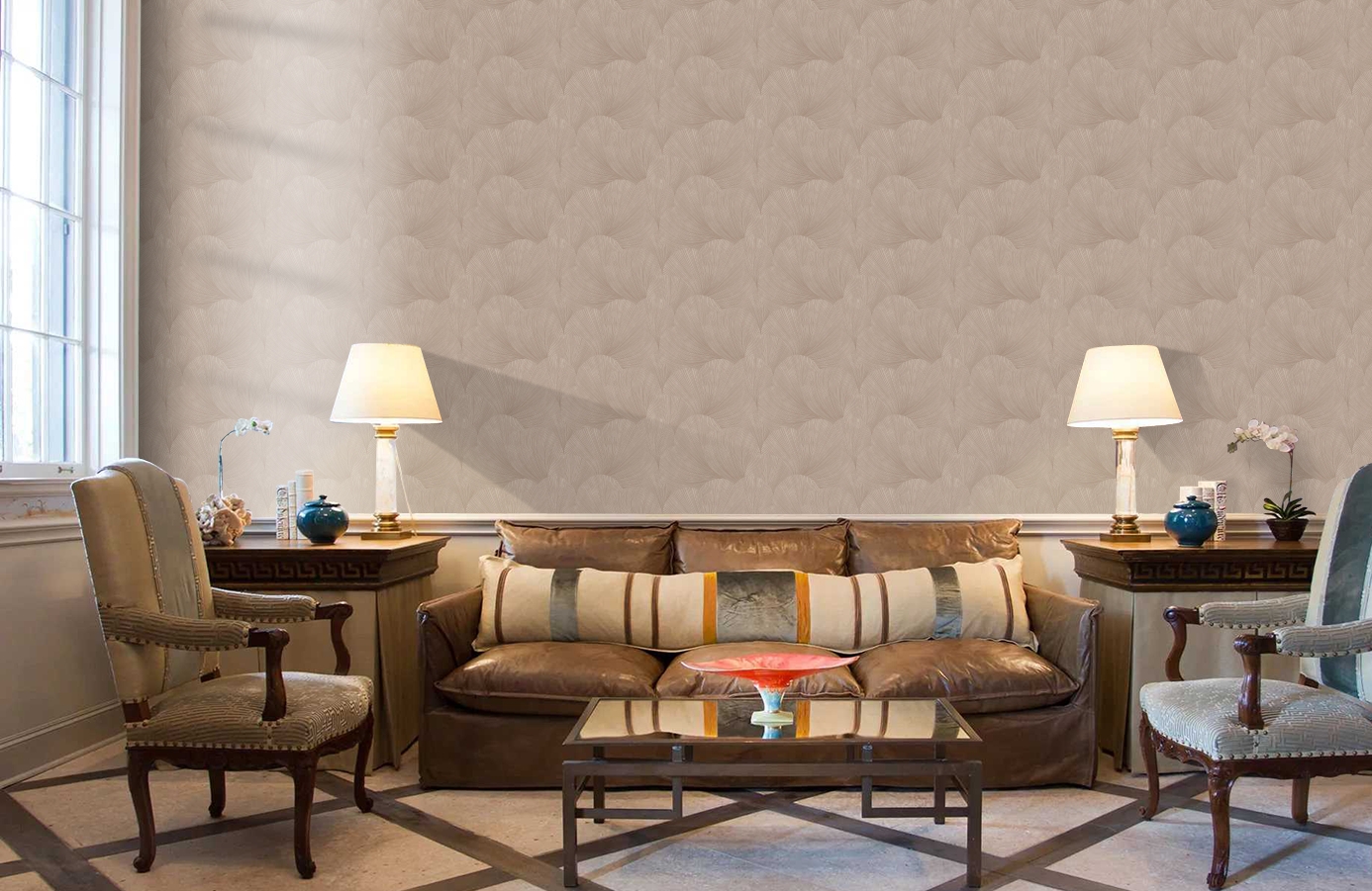 Обои 7261 фото в интерьере кабинета