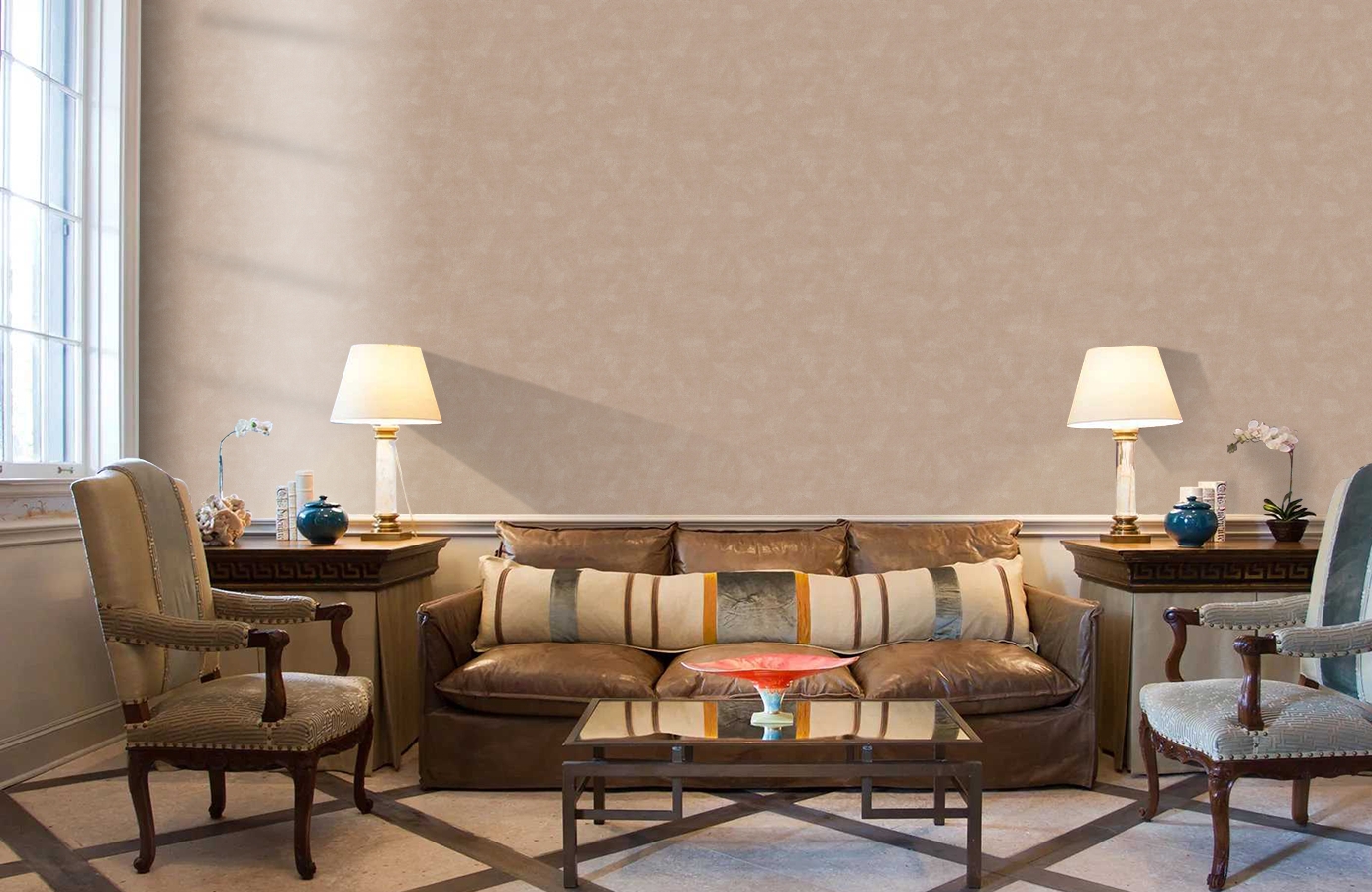 Обои 7263 фото в интерьере кабинета