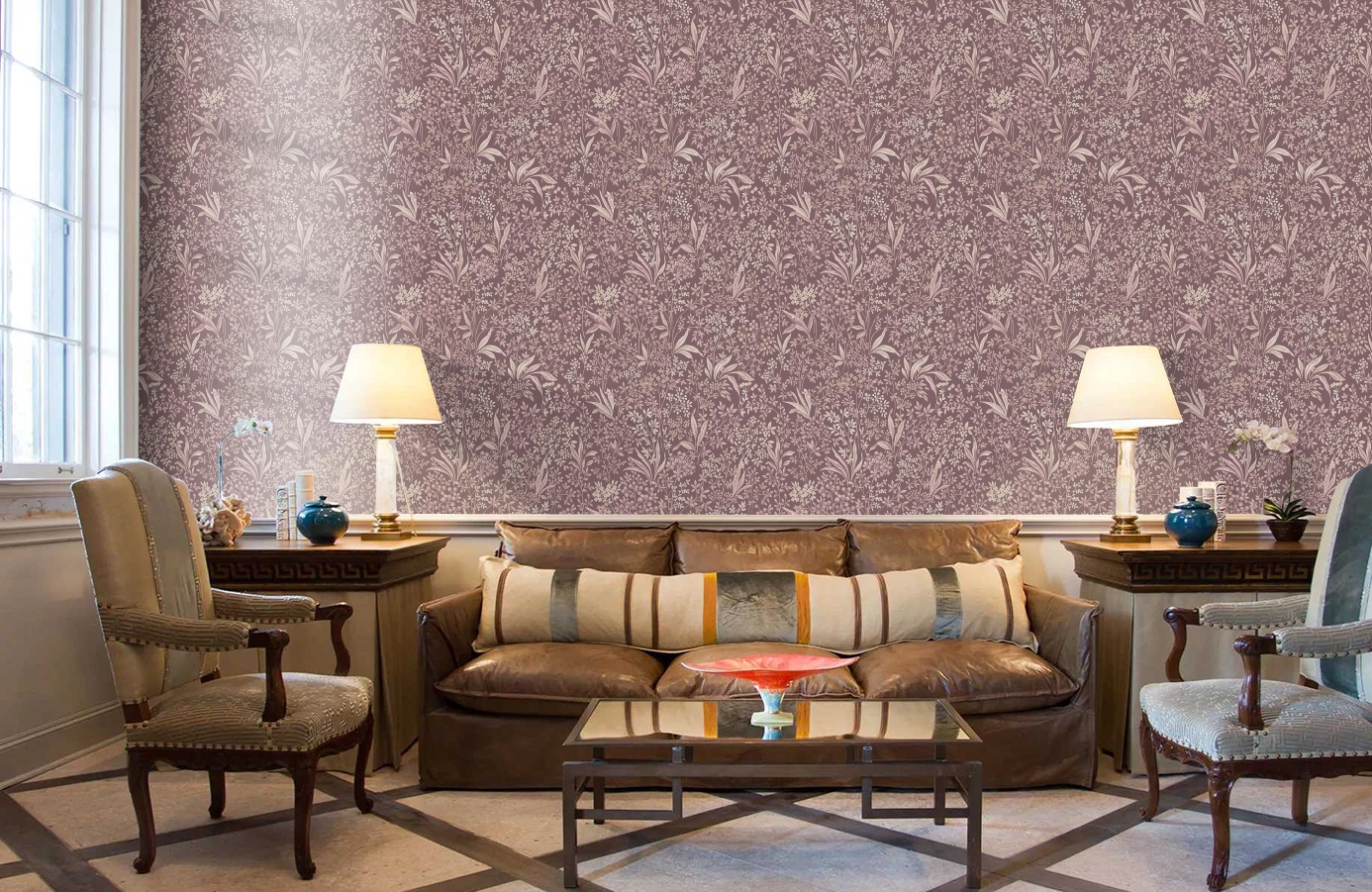 Обои 7268 фото в интерьере кабинета