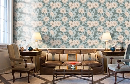 Обои 7413 фото в интерьере кабинета превью