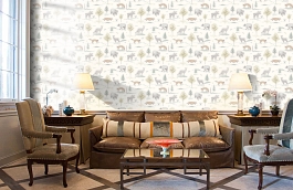 Обои 7479 фото в интерьере кабинета превью