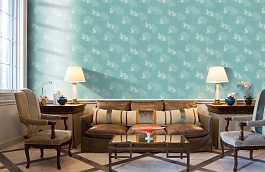 Обои 100317010 фото в интерьере кабинета превью