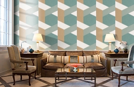 Обои 101357637 фото в интерьере кабинета превью