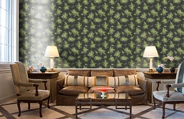 Обои 91/2007 фото в интерьере кабинета превью