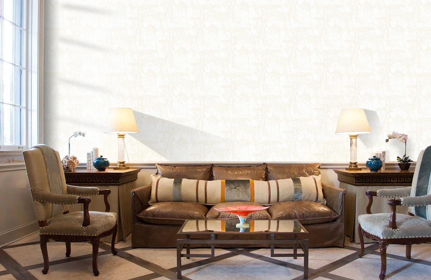 Обои 95/9052 фото в интерьере кабинета