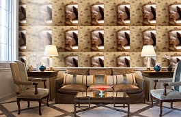 Обои 97012 фото в интерьере кабинета превью