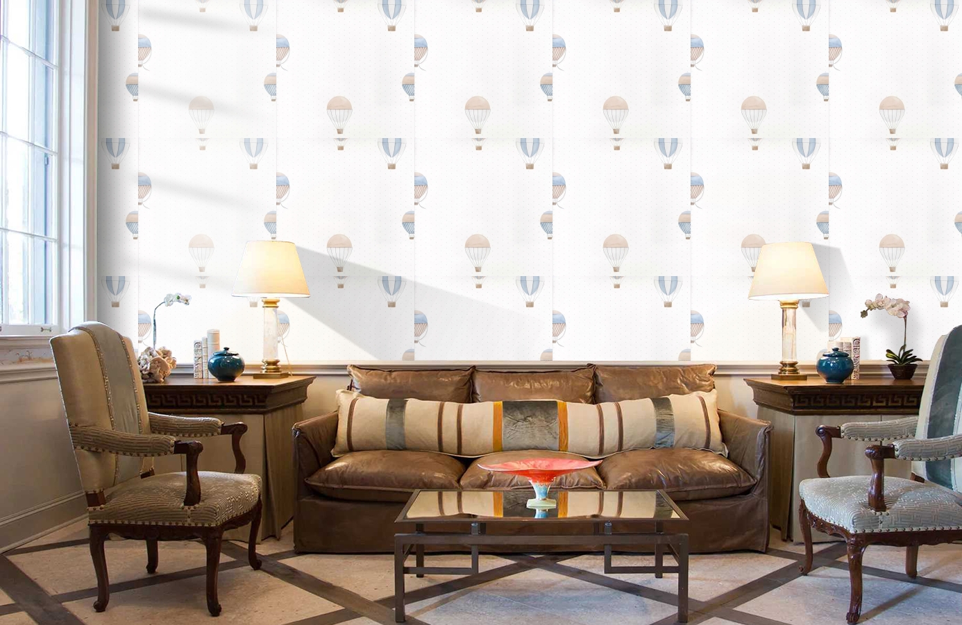 Обои MLW29776222 фото в интерьере кабинета