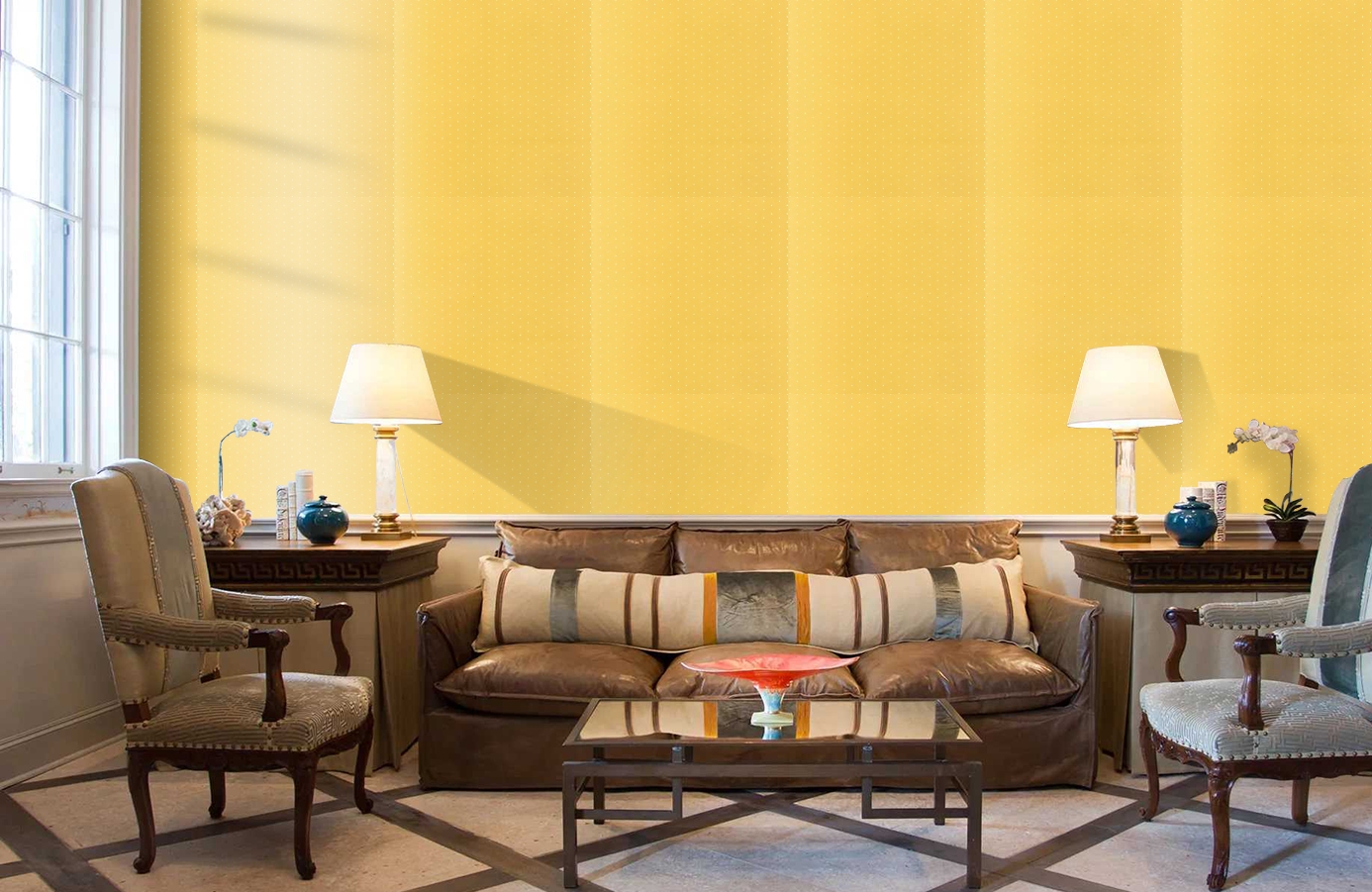 Обои MLW29792536 фото в интерьере кабинета