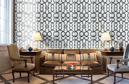 Обои W0010-02 фото в интерьере кабинета превью