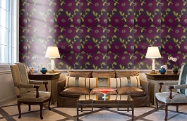 Обои W0012-02 фото в интерьере кабинета превью