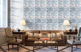 Обои W0012-04 фото в интерьере кабинета превью