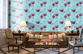 Обои 128020 фото в интерьере кабинета превью