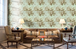 Обои 326143 фото в интерьере кабинета превью