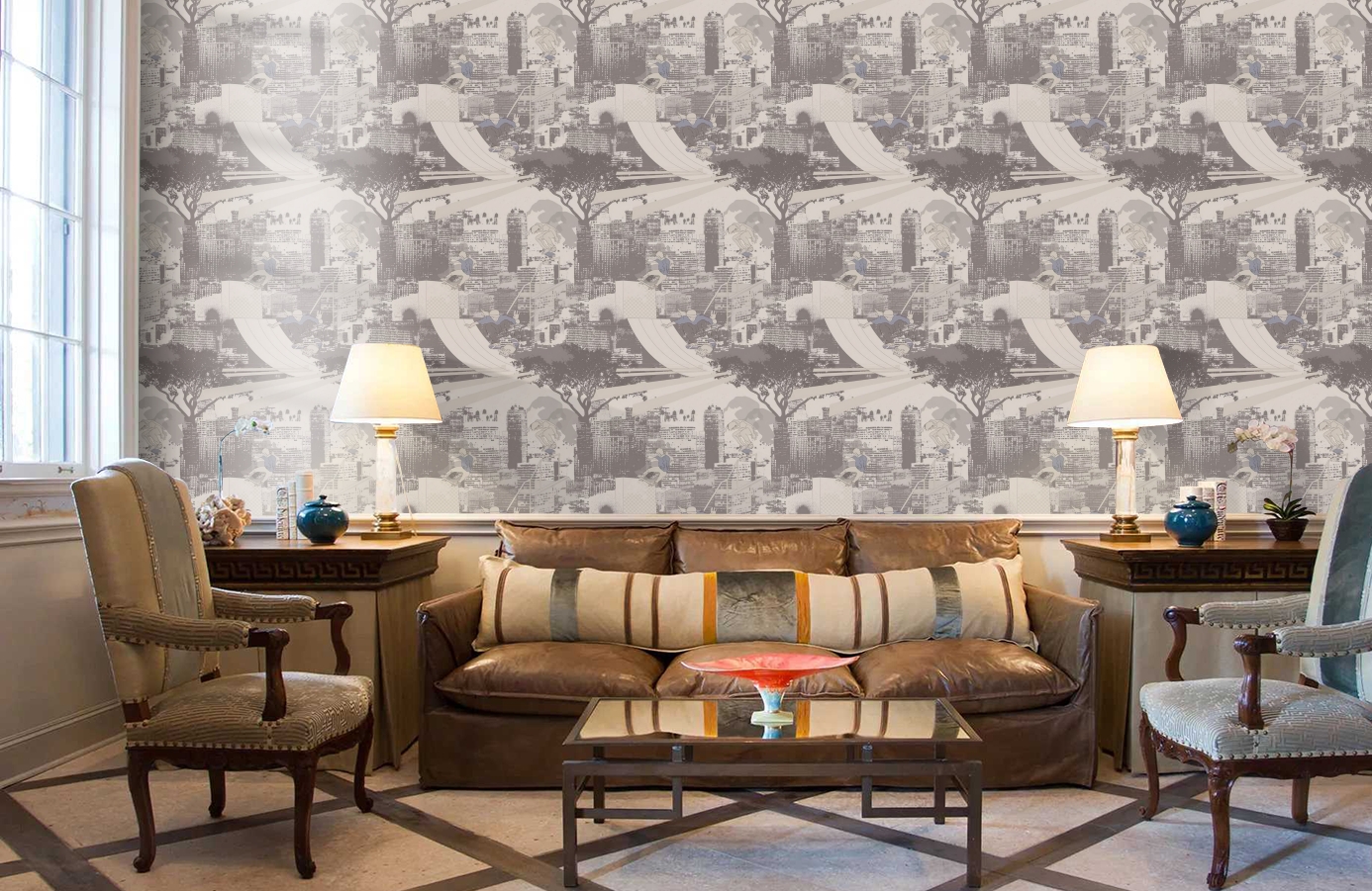 Обои 4121 фото в интерьере кабинета