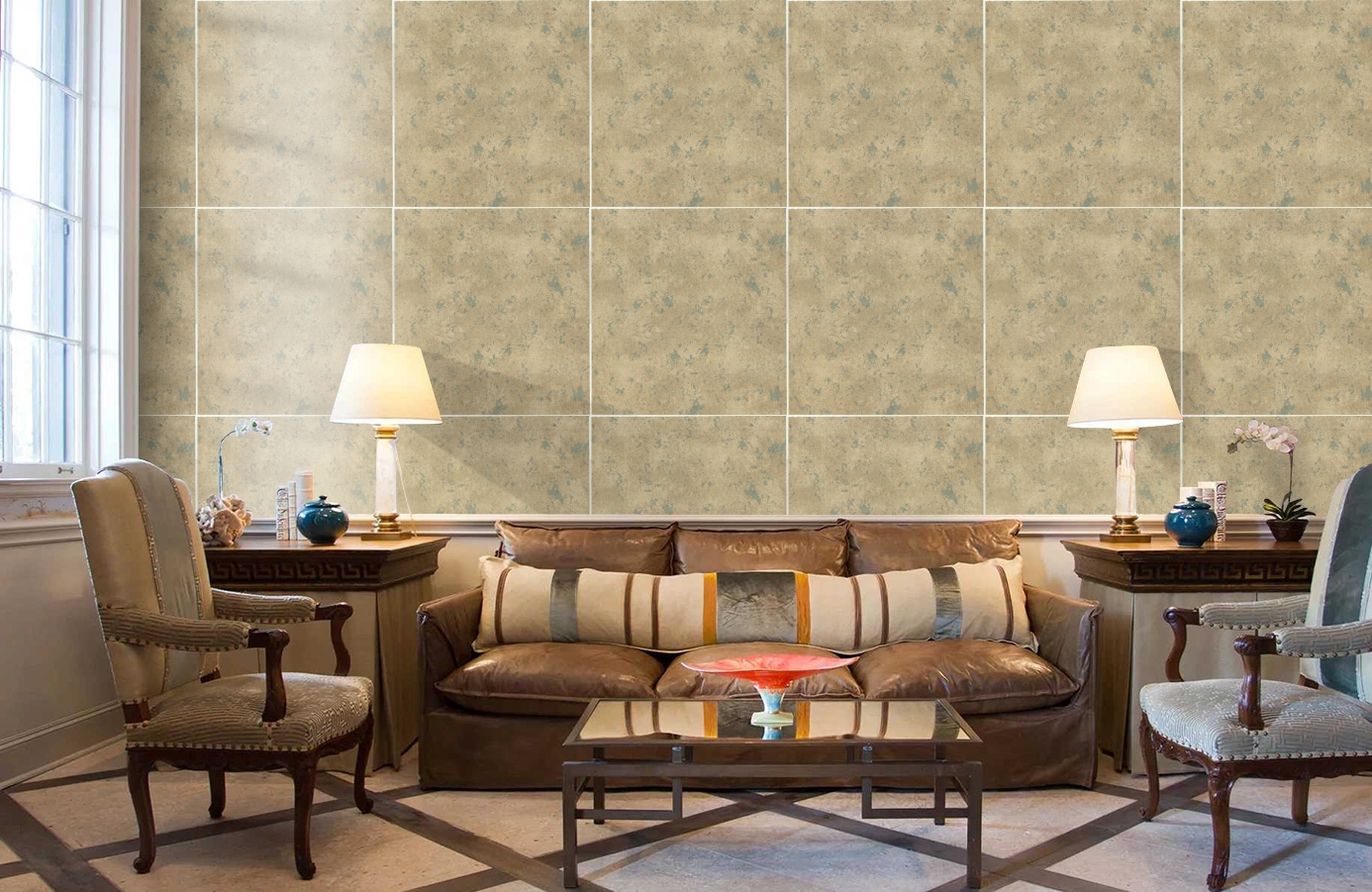 Обои FD812103 фото в интерьере кабинета