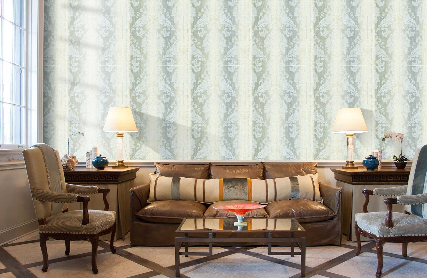 Обои FD812403 фото в интерьере кабинета