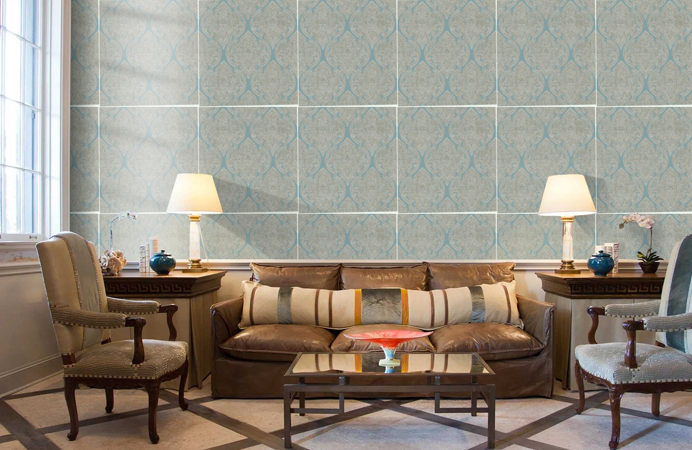 Обои FD812904 фото в интерьере кабинета