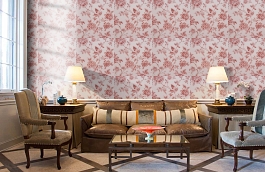 Обои CHA054 фото в интерьере кабинета превью