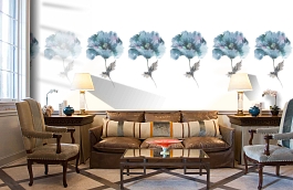 Обои Hel 502 фото в интерьере кабинета превью