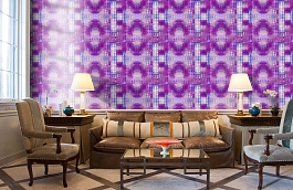 Обои 511-3 фото в интерьере кабинета превью