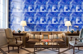 Обои 511-4 фото в интерьере кабинета превью