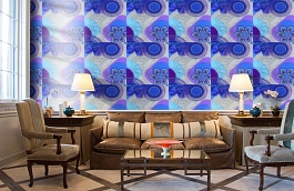 Обои 512-2 фото в интерьере кабинета превью