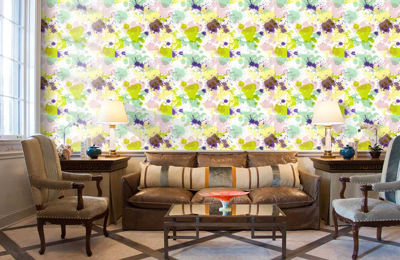 Обои 513-4 фото в интерьере кабинета Обои 513-4 фото в интерьере кабинета