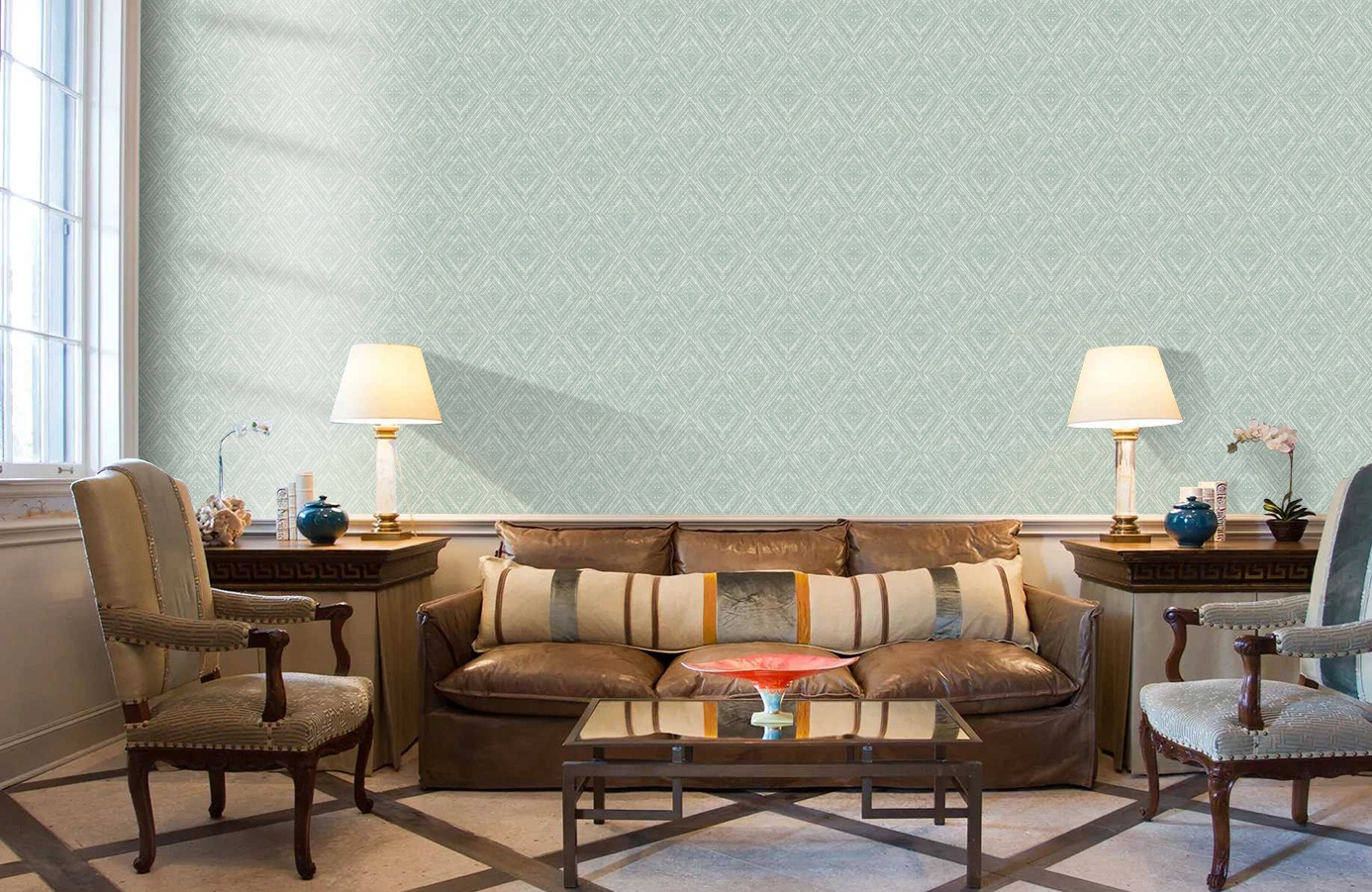 Обои 65674 фото в интерьере кабинета