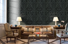 Обои 81124 фото в интерьере кабинета превью