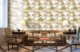 Обои 90311 фото в интерьере кабинета превью