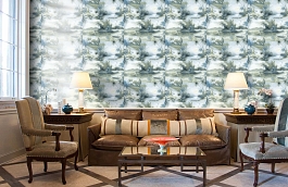 Обои 90312 фото в интерьере кабинета превью