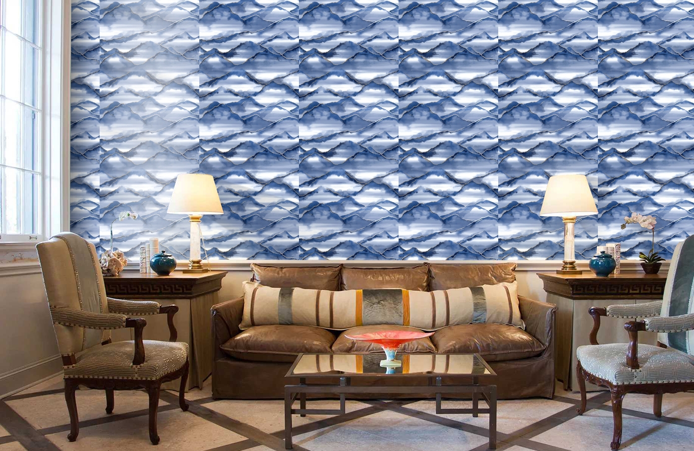 Обои 90422 фото в интерьере кабинета Обои 90422 фото в интерьере кабинета