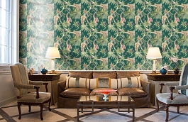 Обои 90563 фото в интерьере кабинета превью