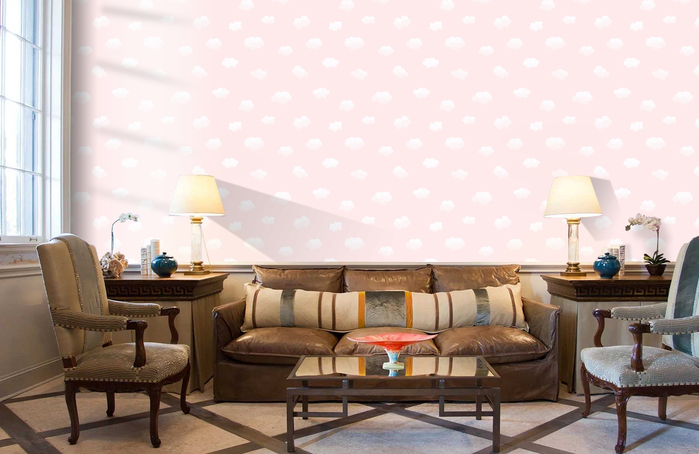 Обои 90992 фото в интерьере кабинета