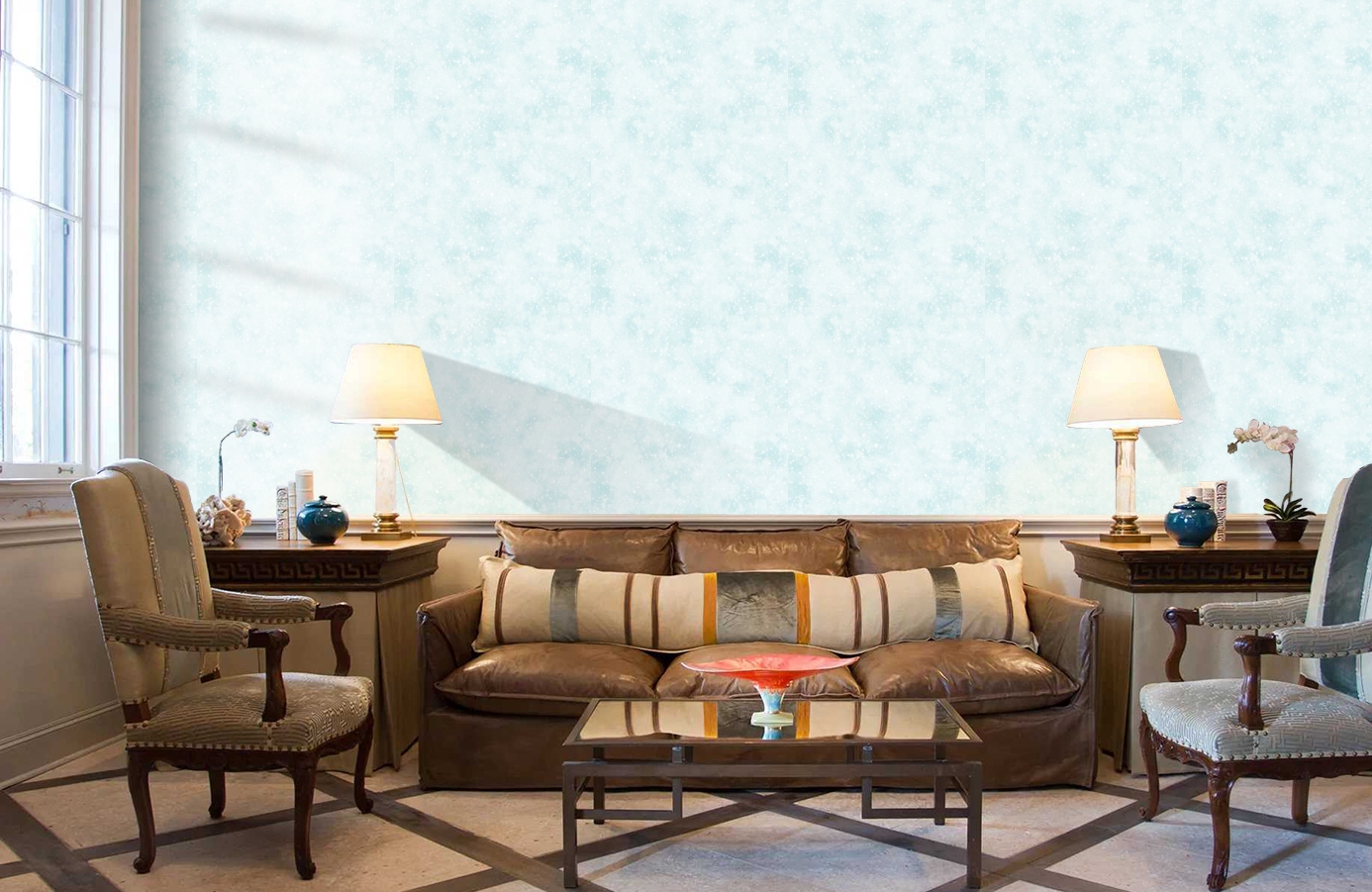 Обои 91060 фото в интерьере кабинета