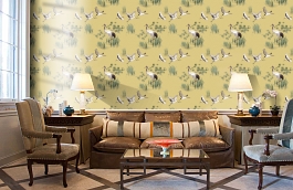 Обои 91152 фото в интерьере кабинета превью