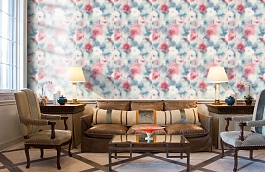 Обои AH40911 фото в интерьере кабинета превью