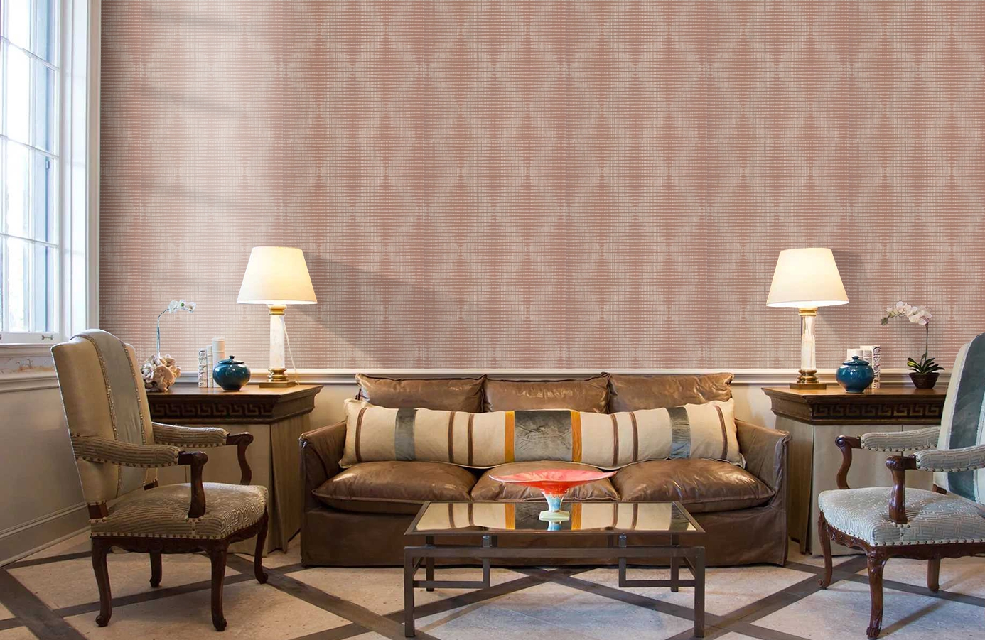 Обои BT3206 фото в интерьере кабинета