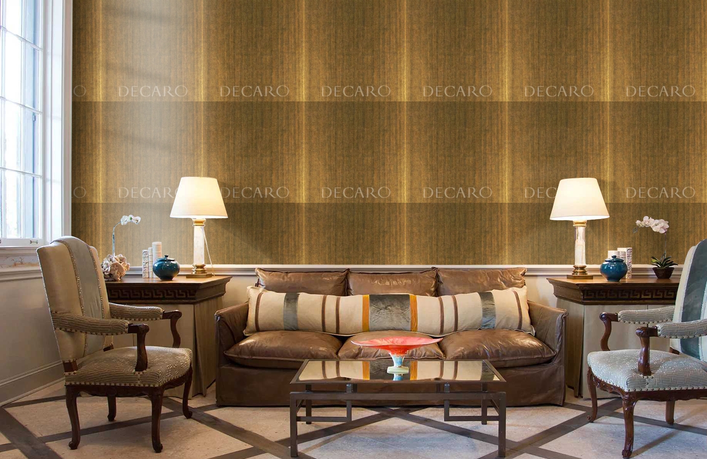 Обои BW45011-5 фото в интерьере кабинета