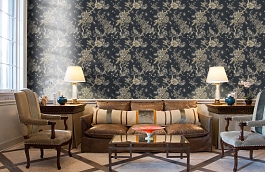 Обои BW45029-6 фото в интерьере кабинета превью