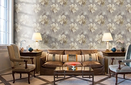 Обои CE20809 фото в интерьере кабинета превью